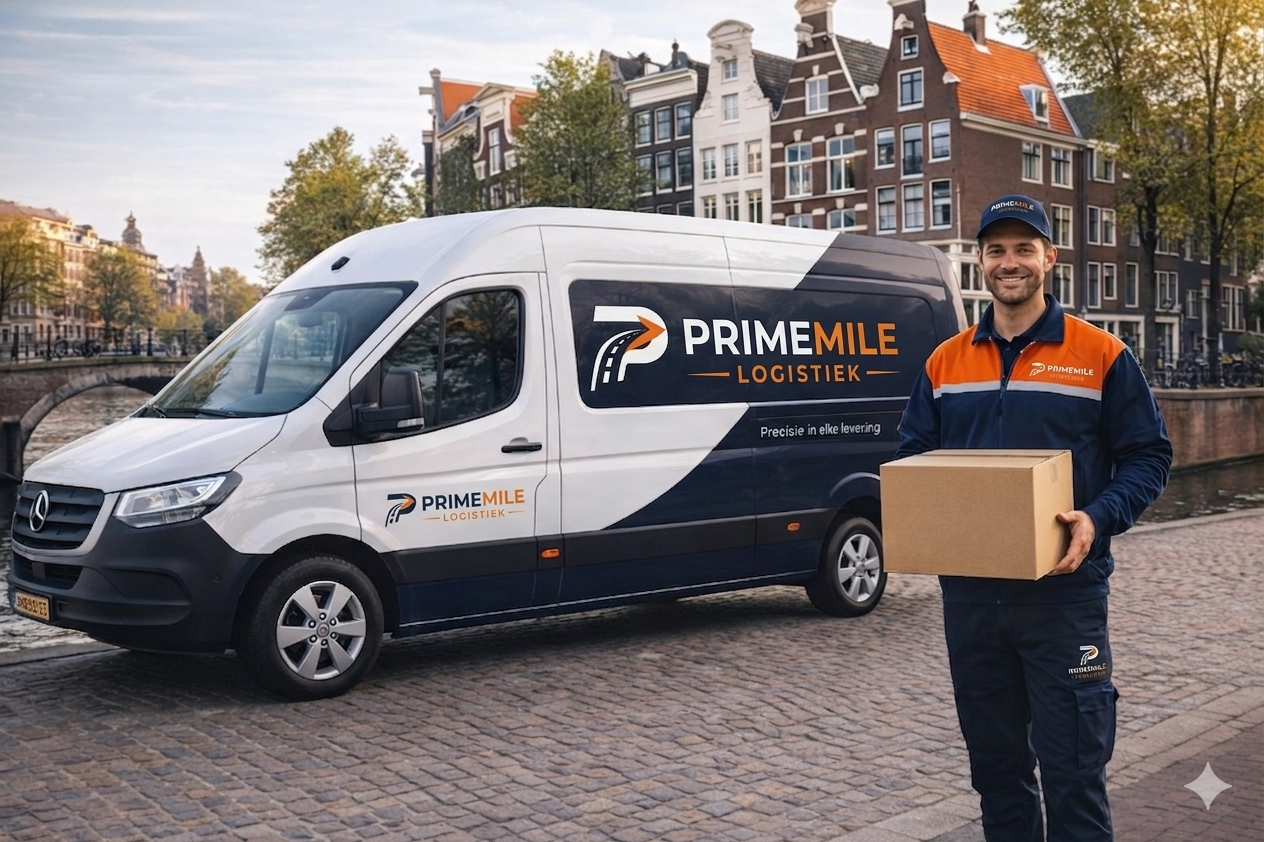 PrimeMile logistieke operatie — bezorging Groot-Amsterdam